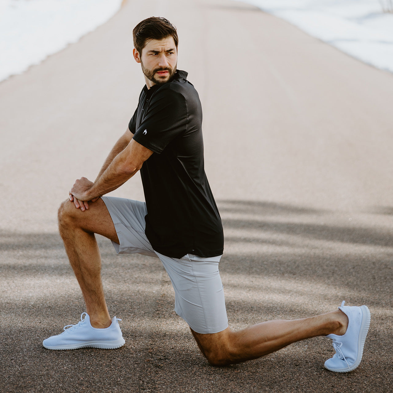 Athletic Polo - Black