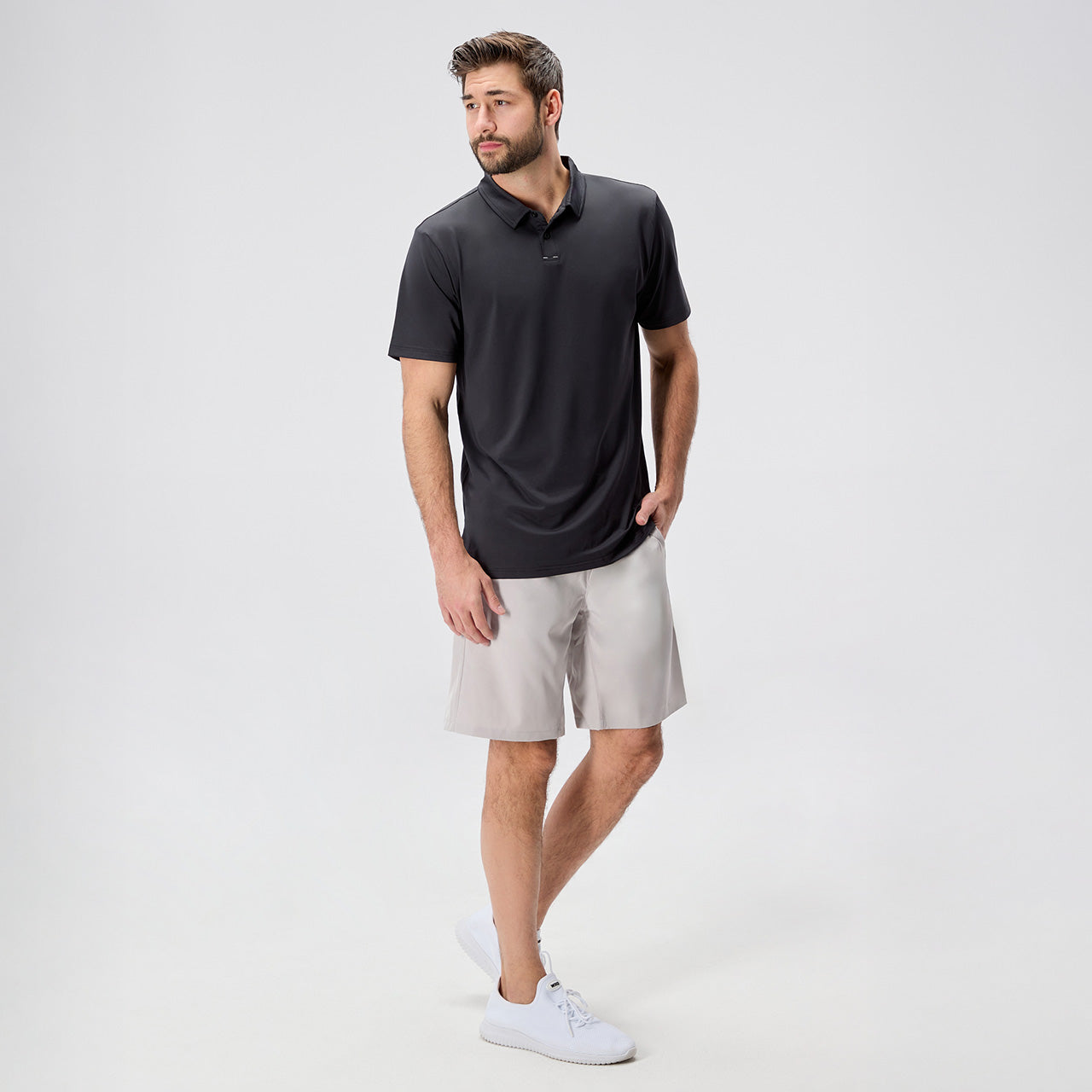 Athletic Polo - Black