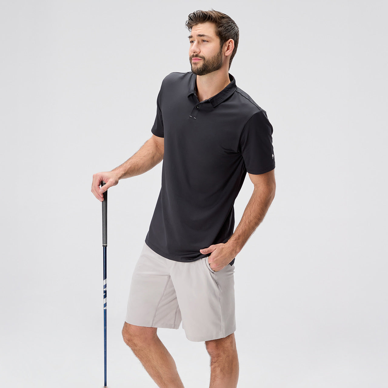 Athletic Polo - Black
