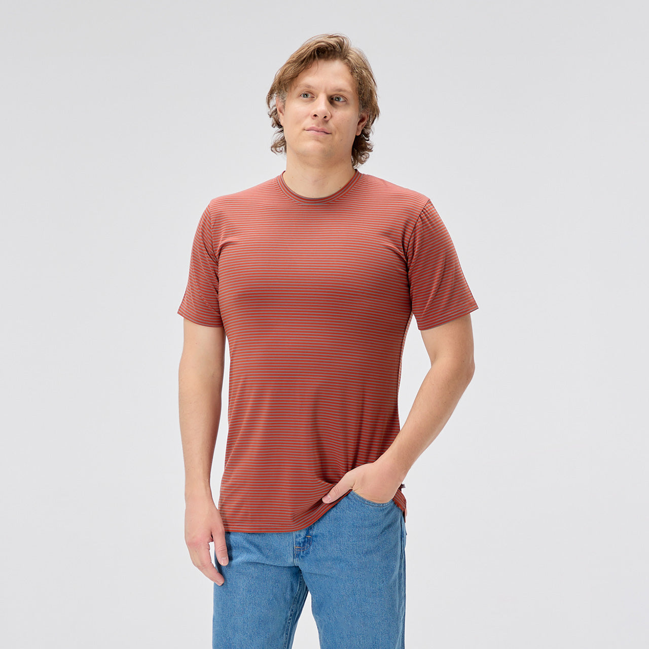 Premium Tee - Copper Stripe