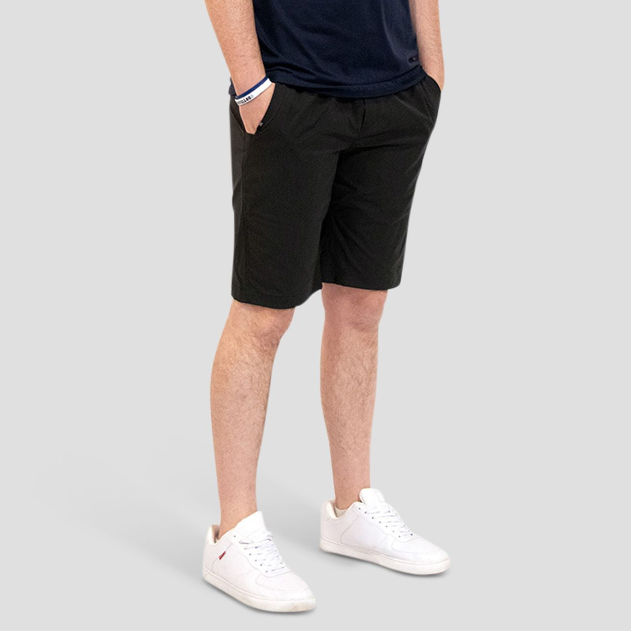 Black Everyday Shorts for Tall Slim Men