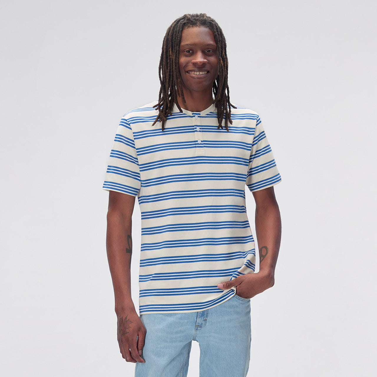 Novelty Dual Blend Henley