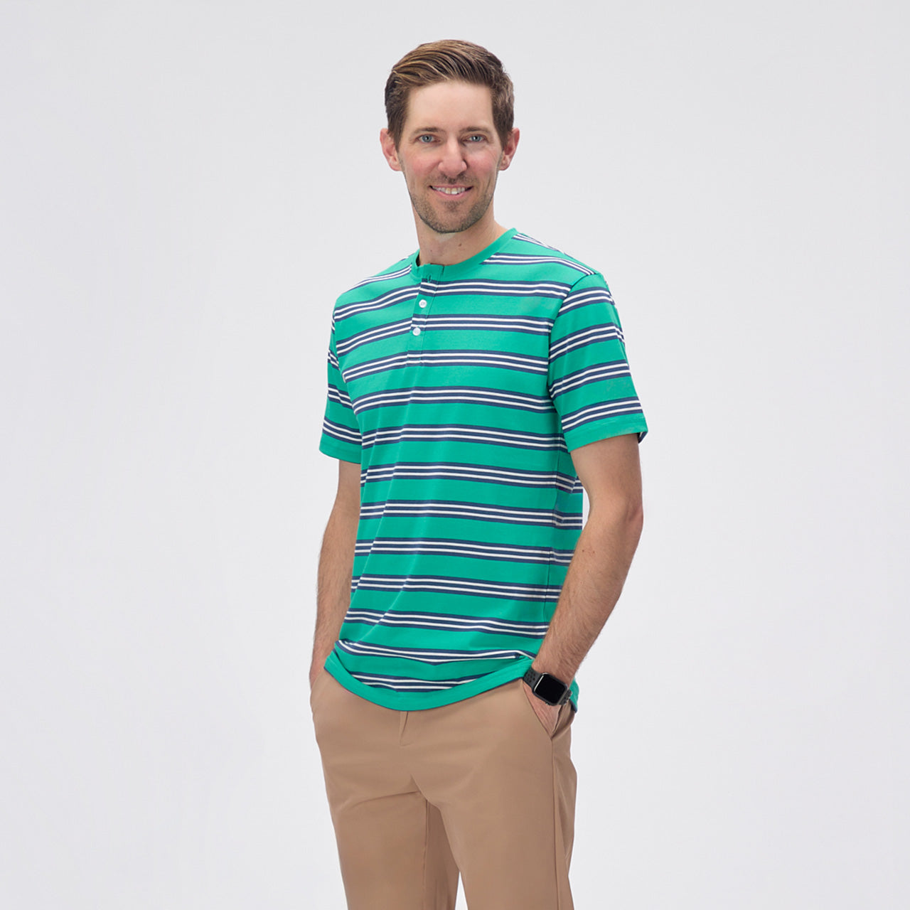 Novelty Dual Blend Henley