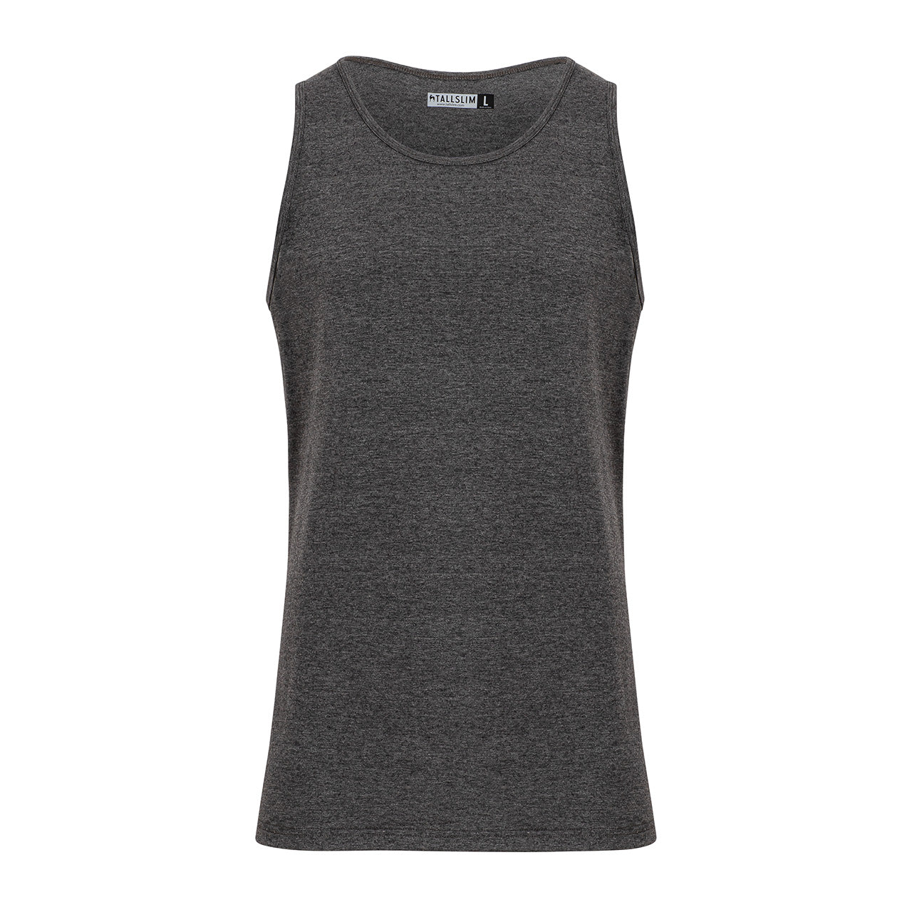 Gray Tank Top For Tall Slim Men