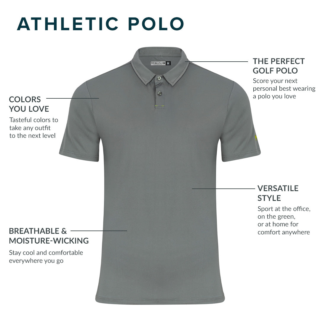Athletic Polo - Black