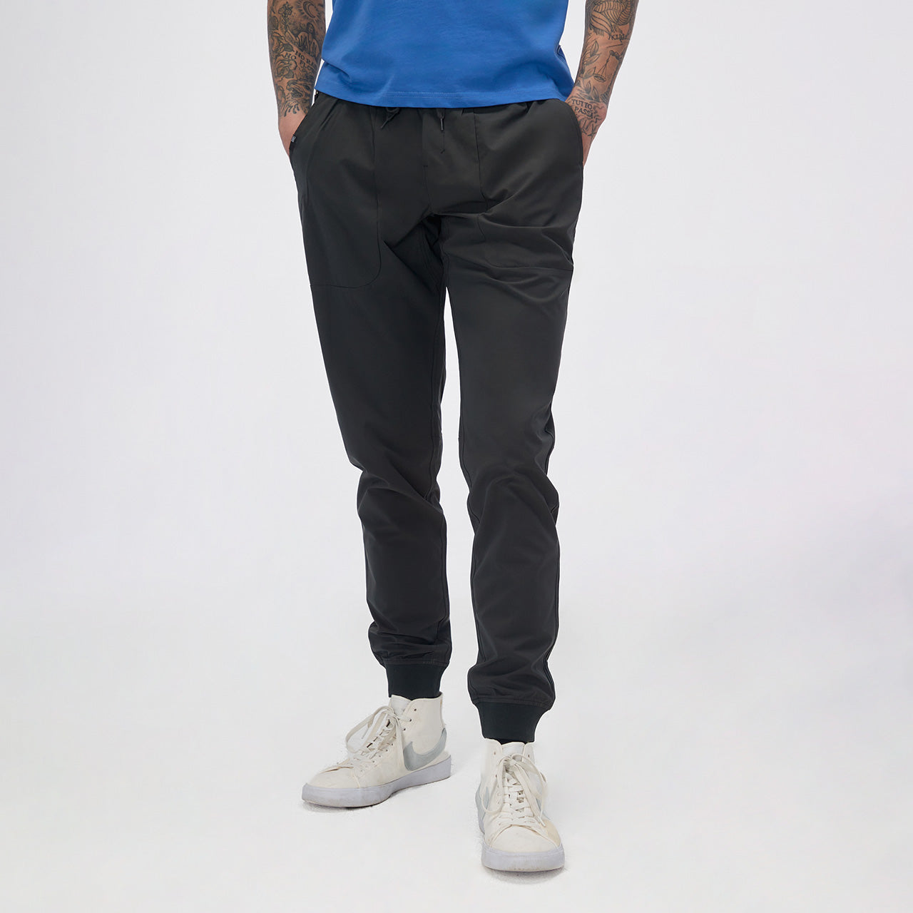Black Jogger Pant for Tall Slim Men