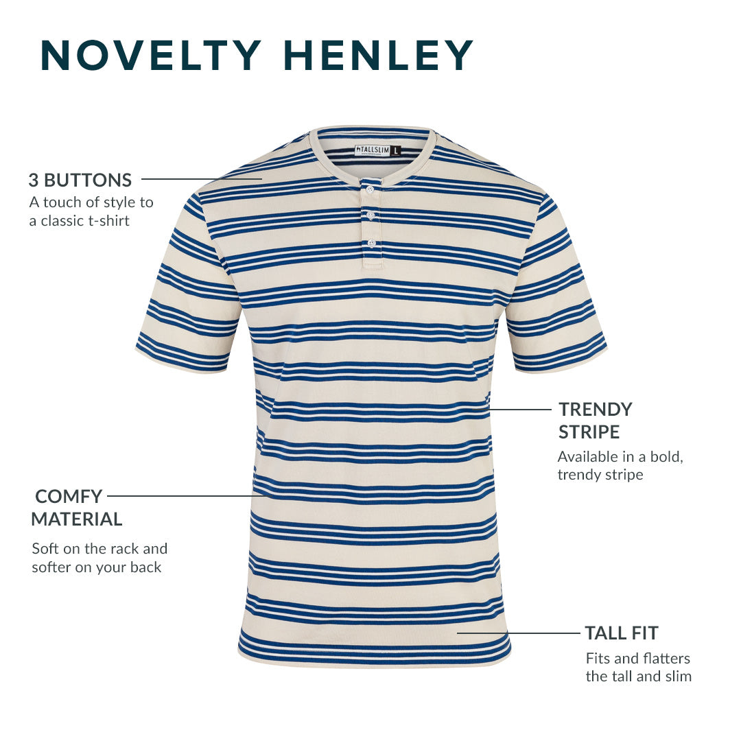 Novelty Dual Blend Henley