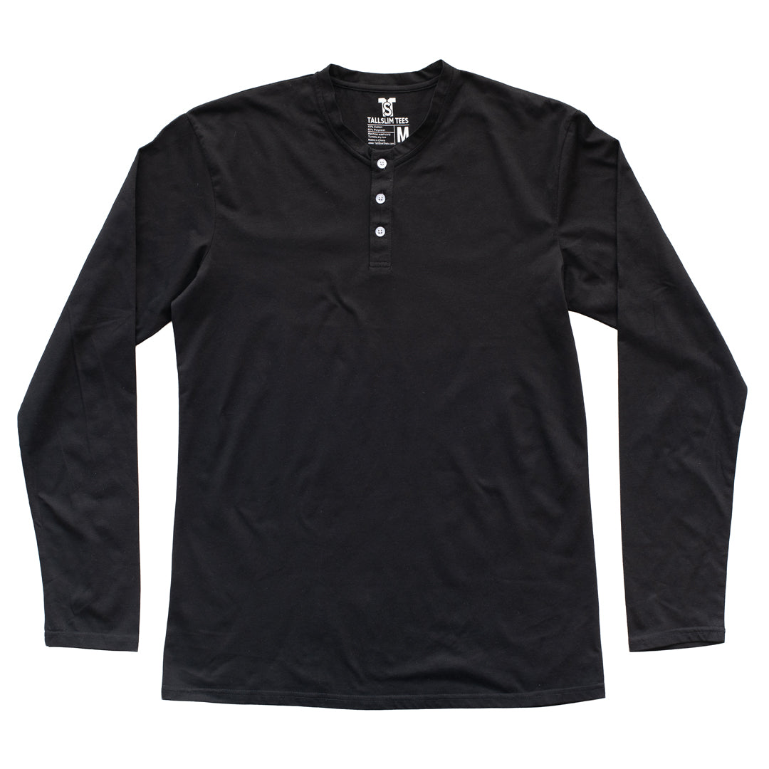 Dual Blend Henley Long Sleeve