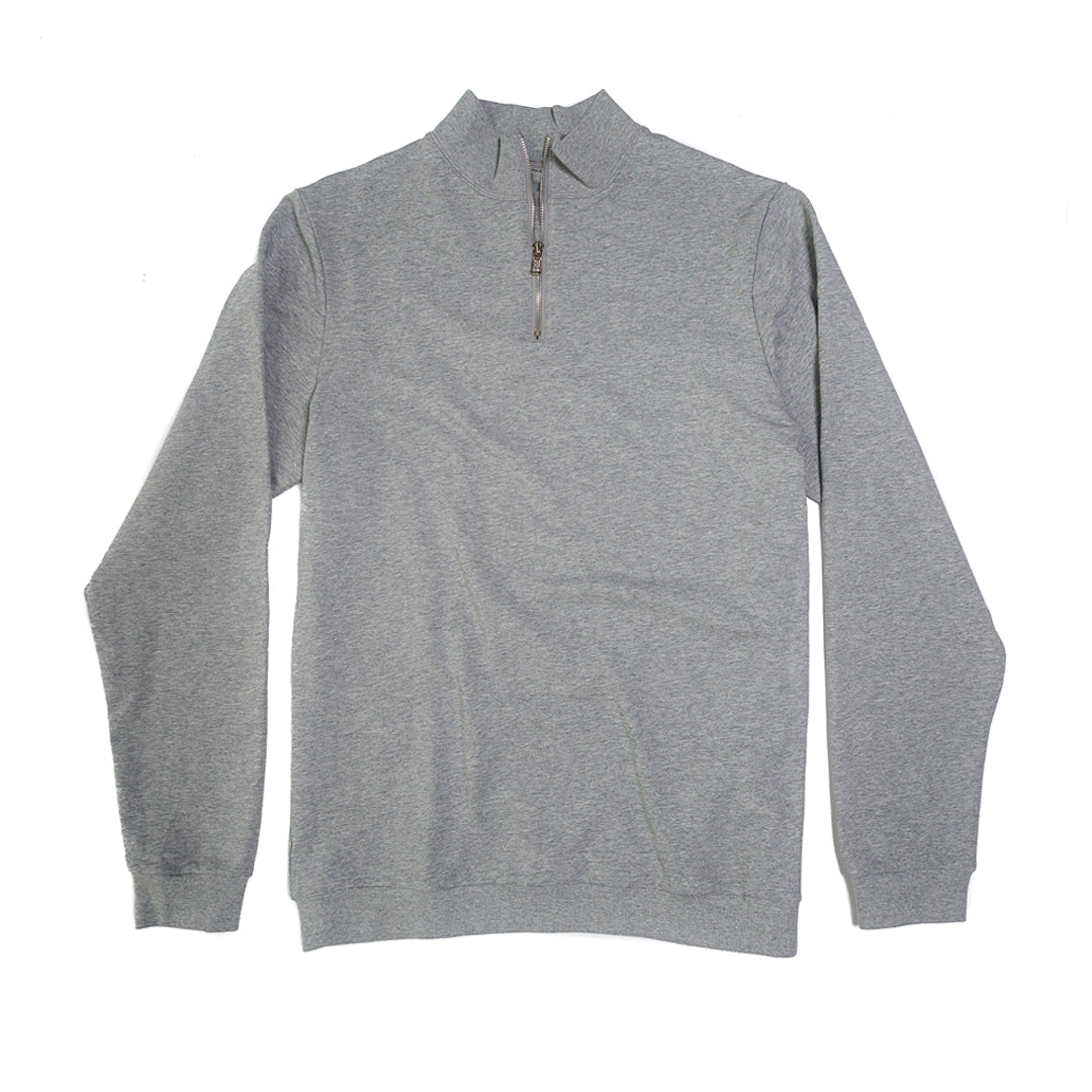 Light gray Quarter Zip Jacket for Tall Slim Men