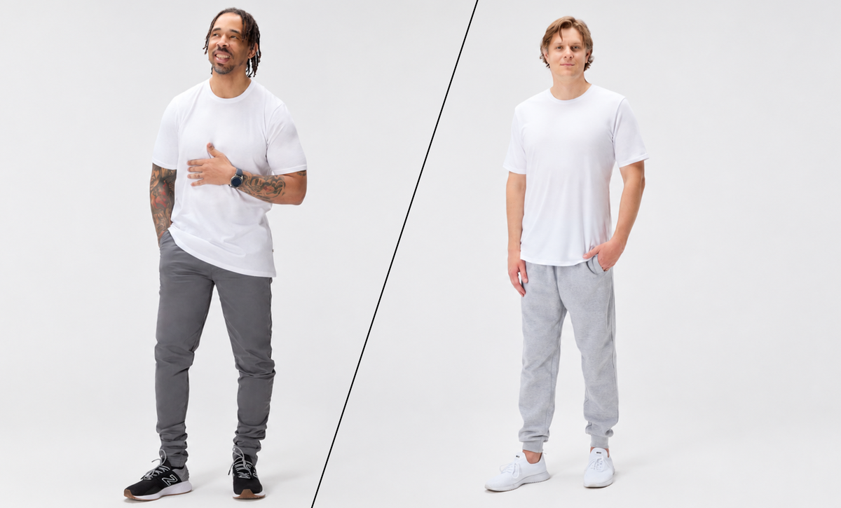 Original Crew Neck Tee vs. Original Crew 2.0: Which TallSlim Tee Is Right for You?