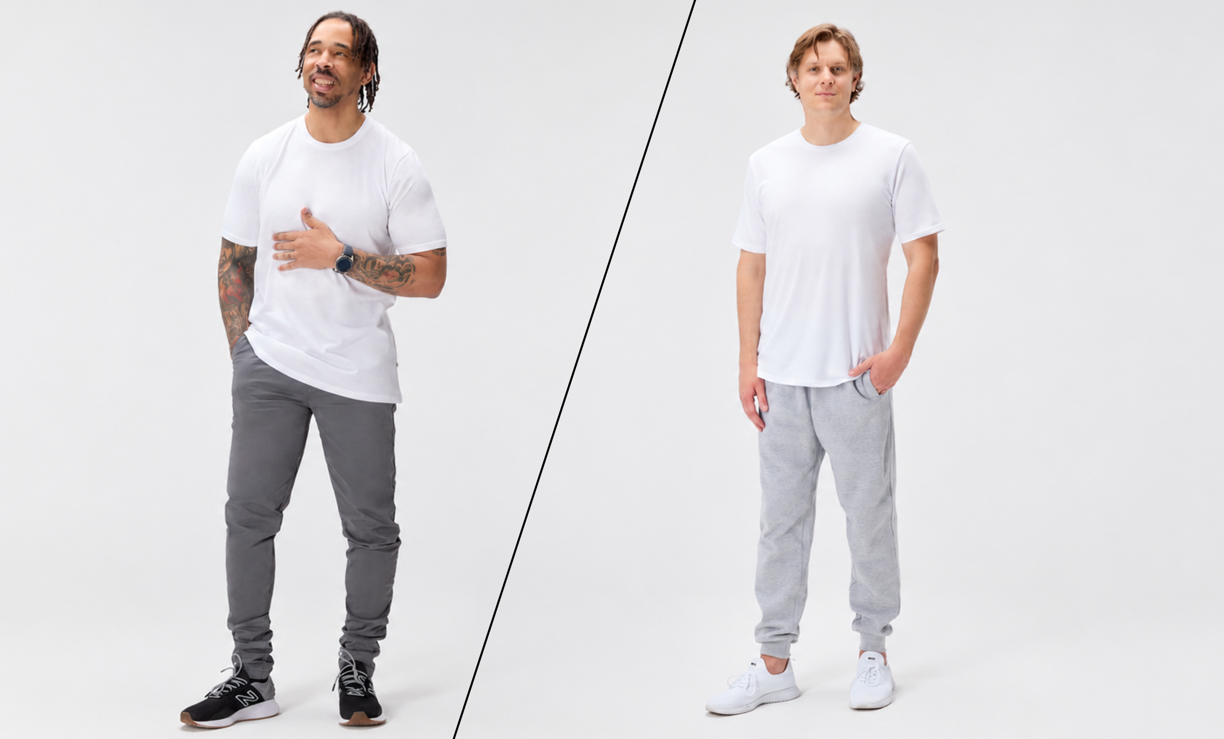 Original Crew Neck Tee vs. Original Crew 2.0: Which TallSlim Tee Is Right for You?