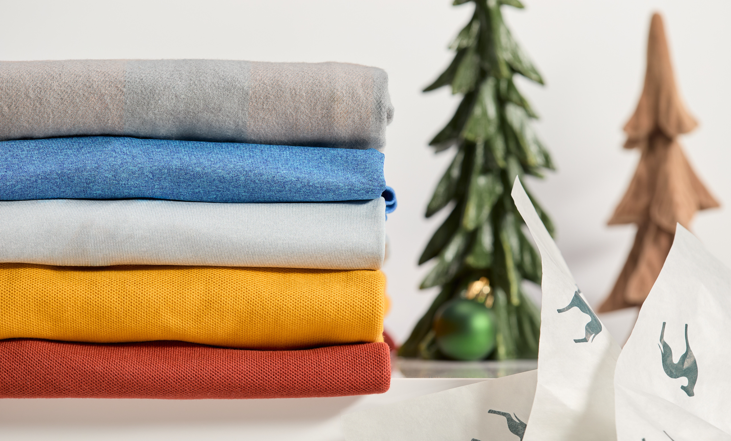 TallSlim Christmas shirt stack