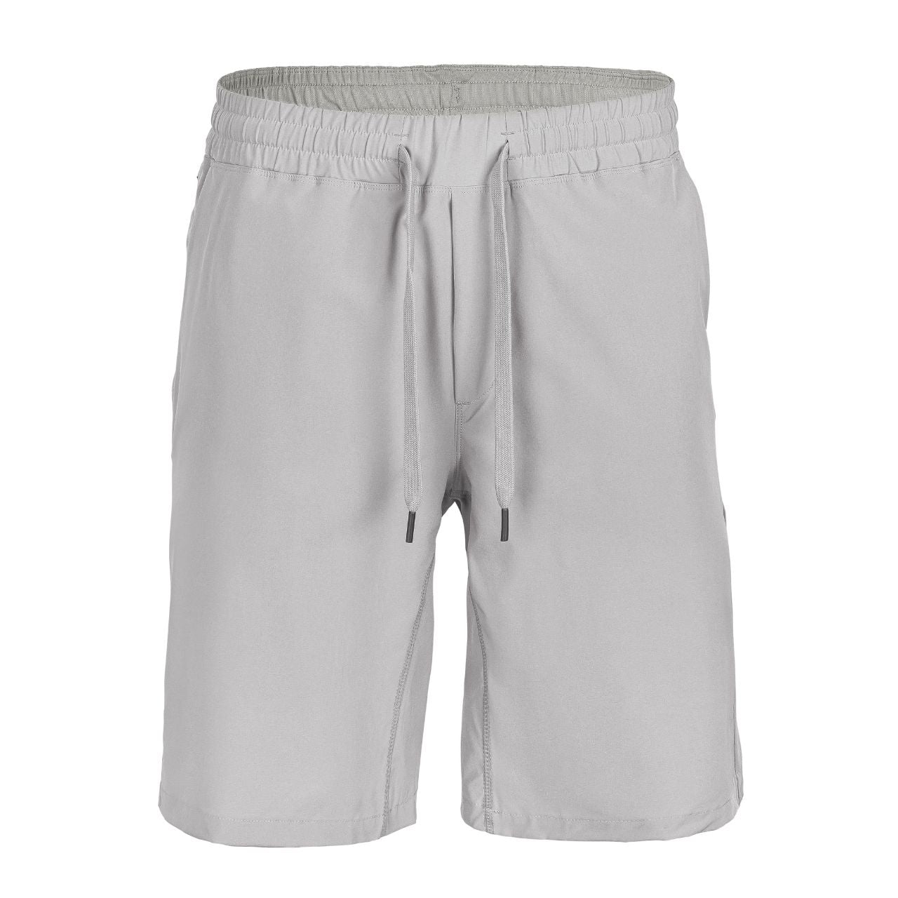 Stone Gray Athletic Shorts for Tall Slim Men