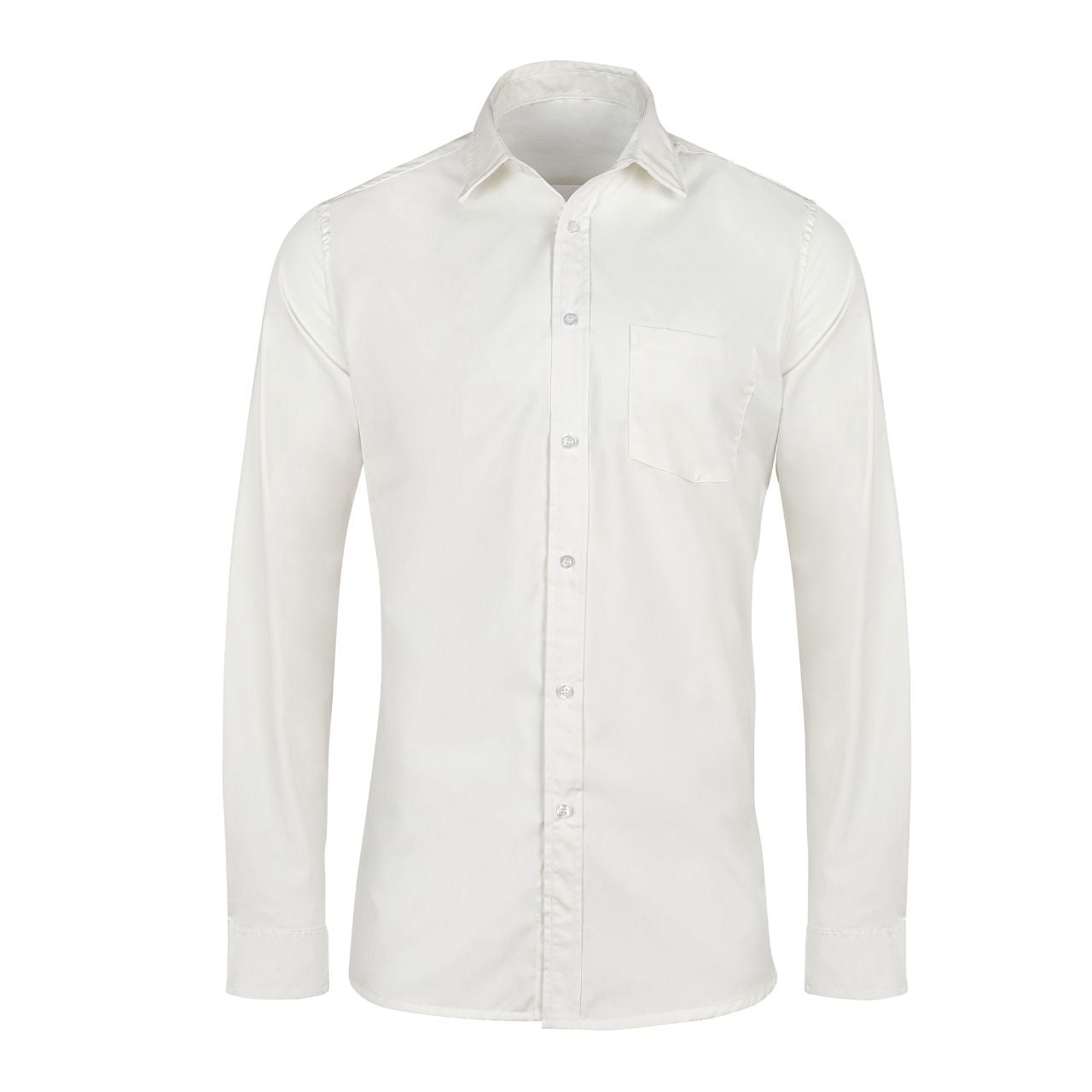 White Dress Shirt for Tall Slim Men