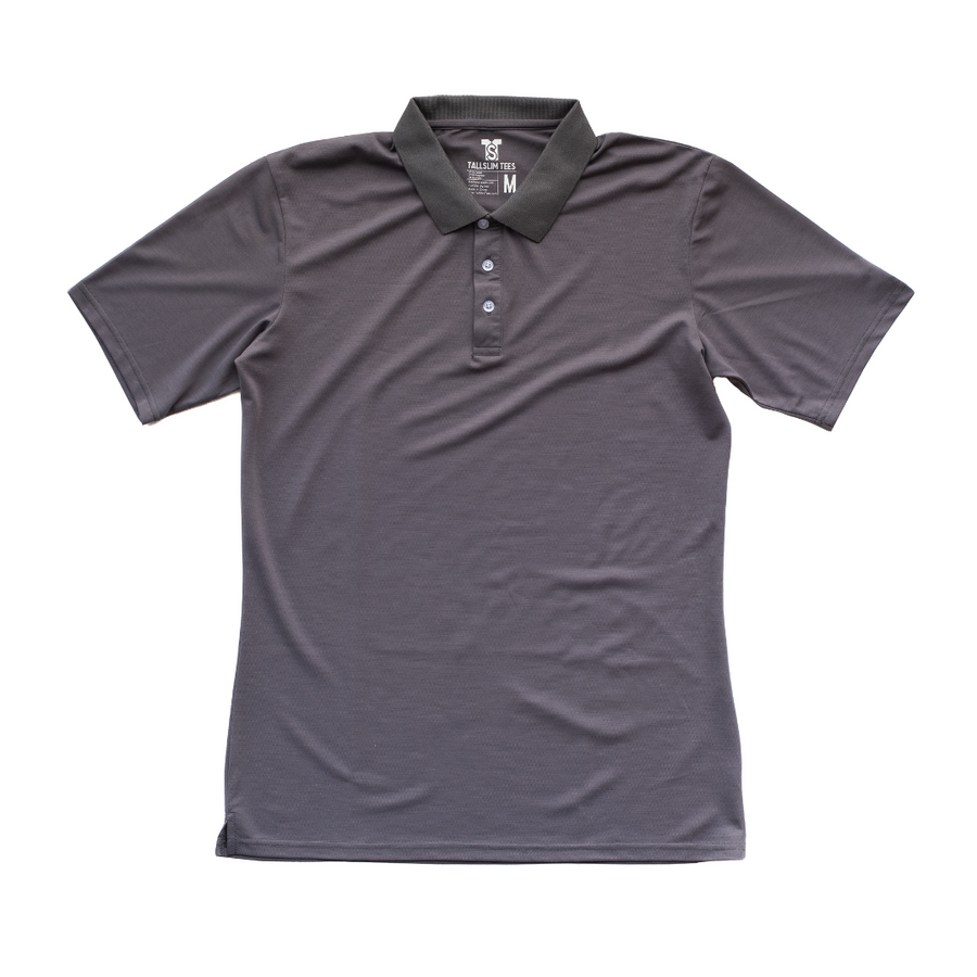 Jachs NY Men's Poly Spandex Short Sleeve Tech Shirt - Indigo Poly Print - M