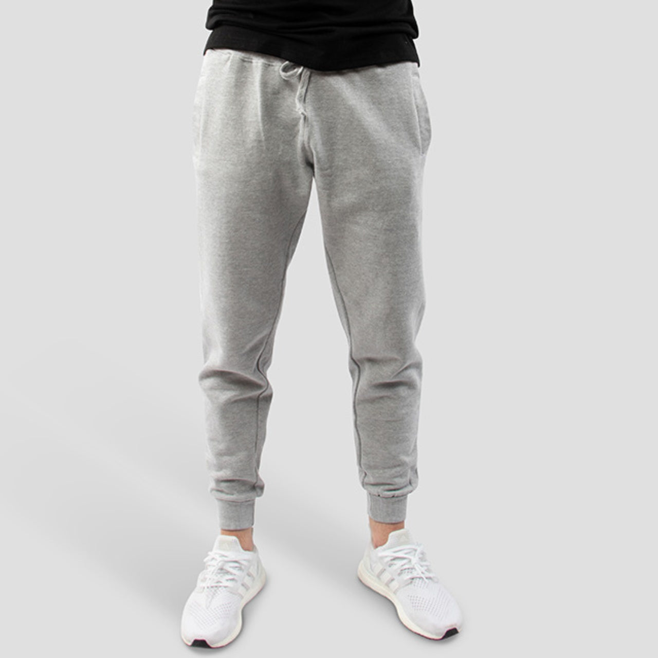 Gray Joggers for Tall Slim Men