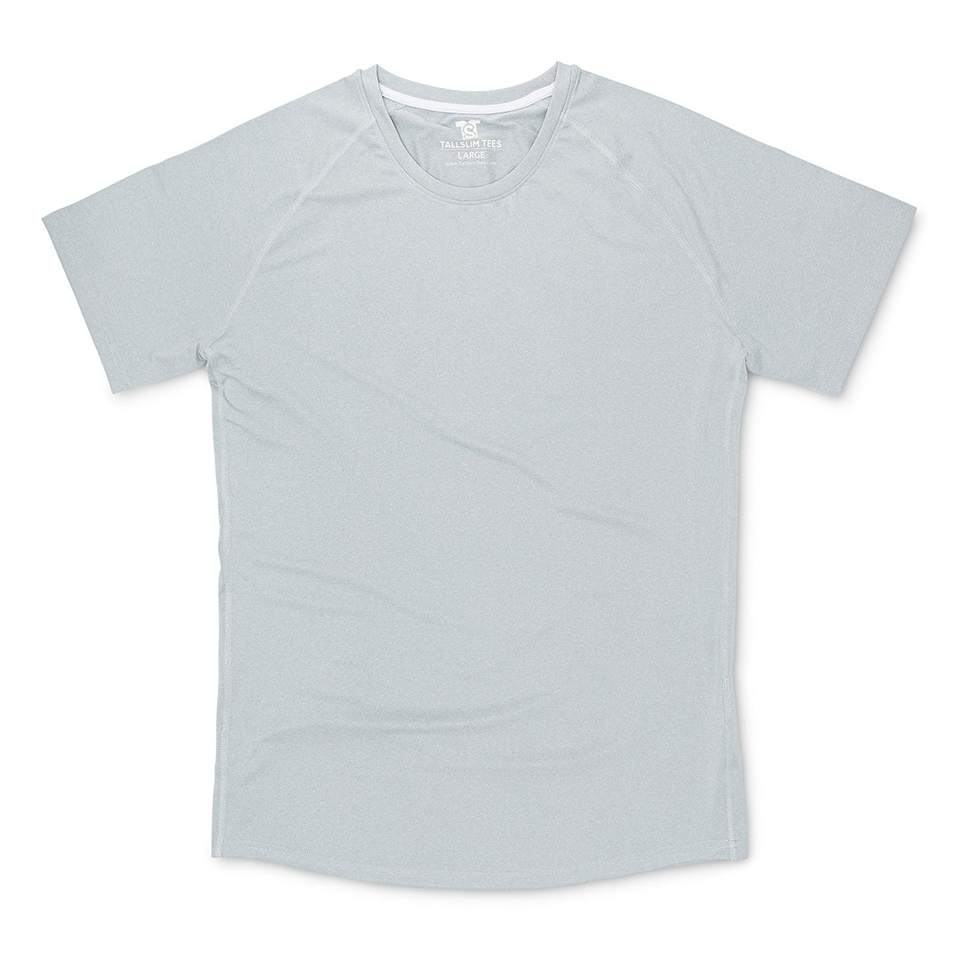 White Pro Performance T-Shirt for Tall Slim Men