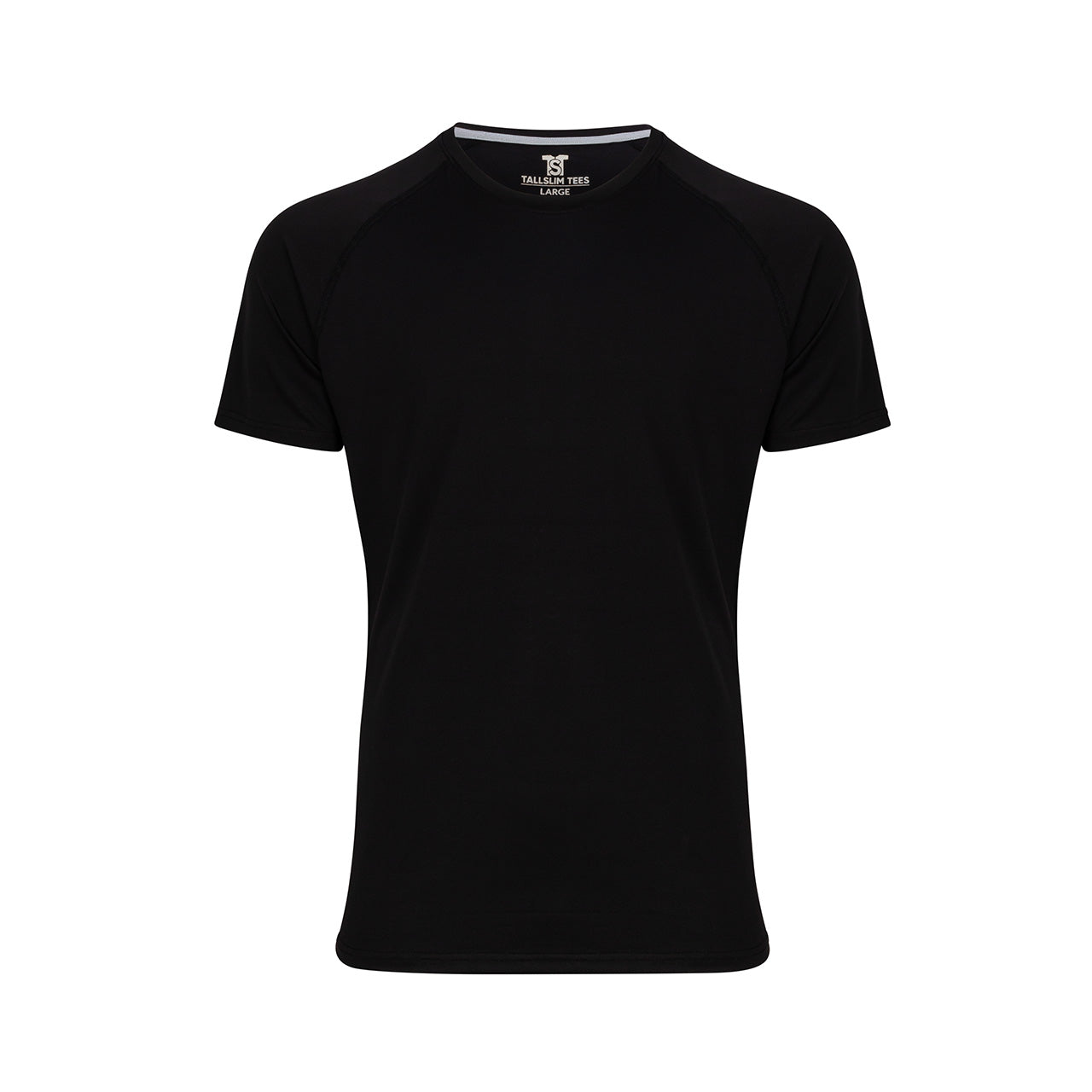 Black Pro Performance T-Shirt for Tall Slim Men