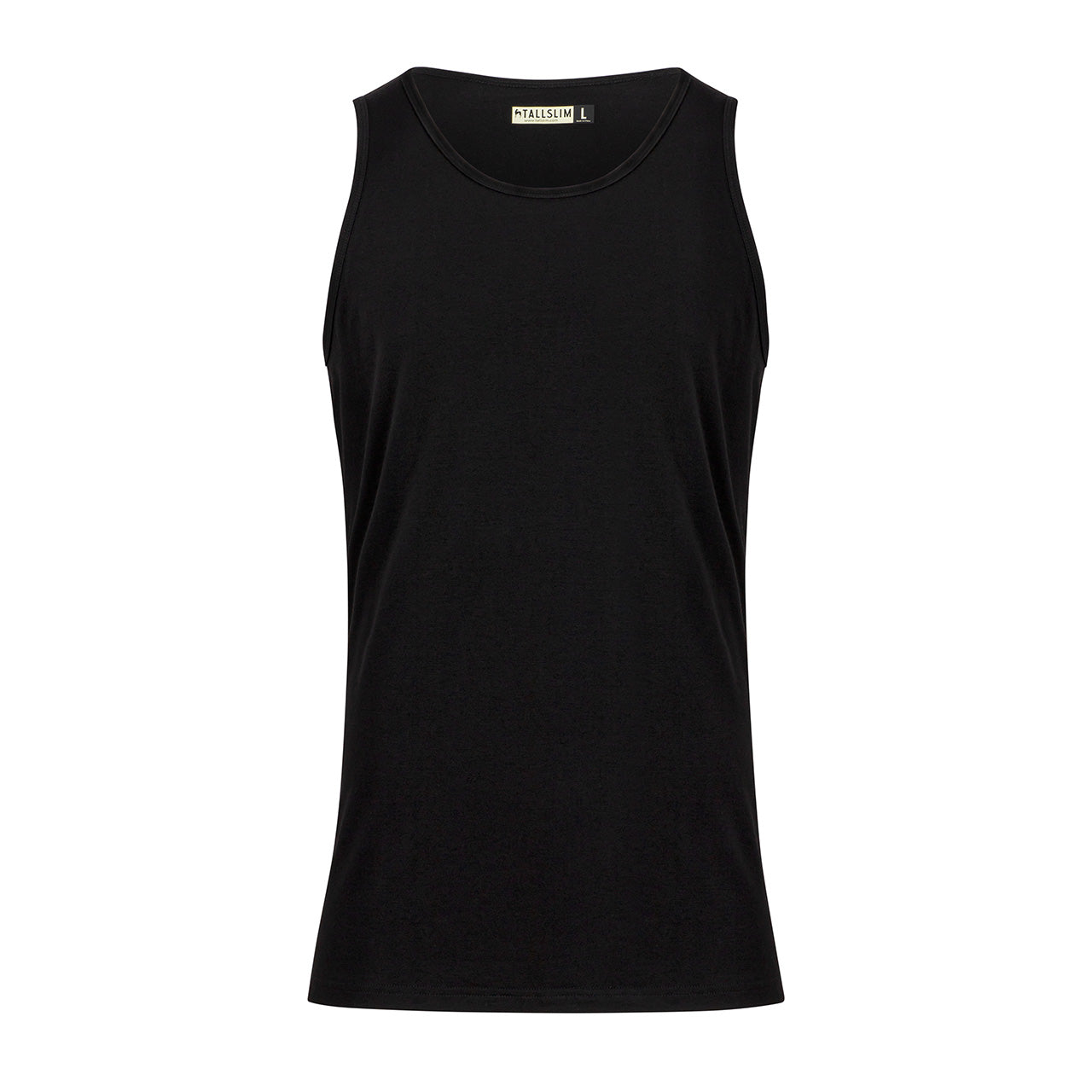 Black Tank Top For Tall Slim Men