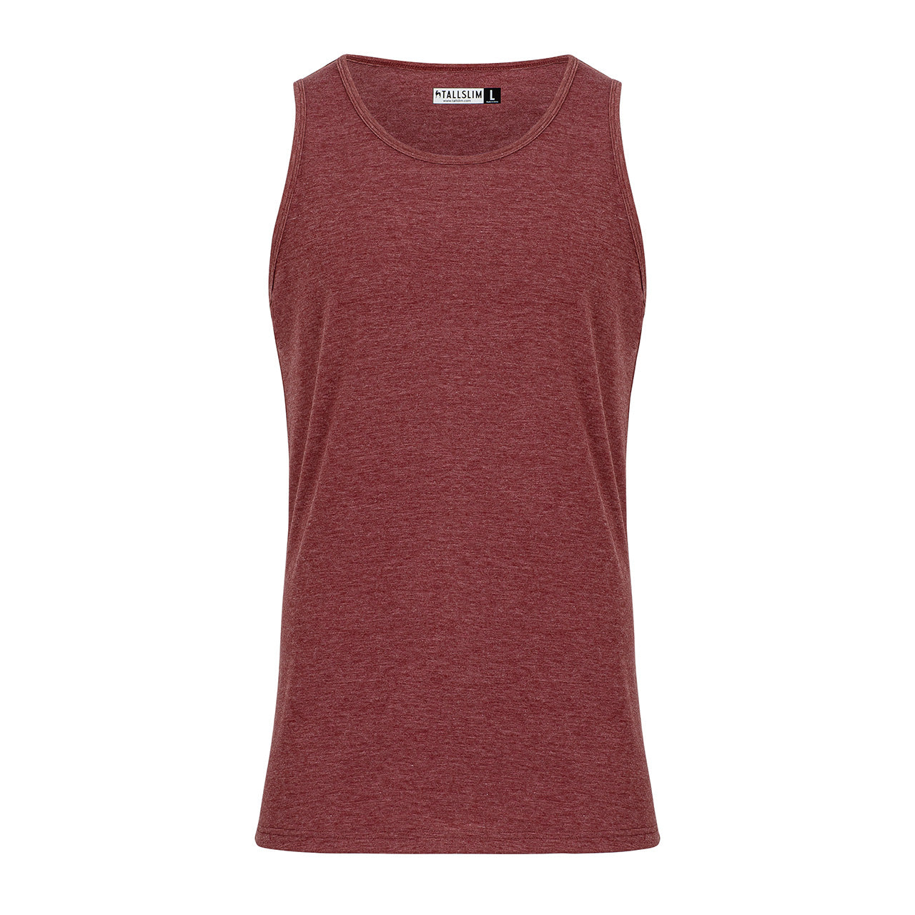 Red Tank Top For Tall Slim Men