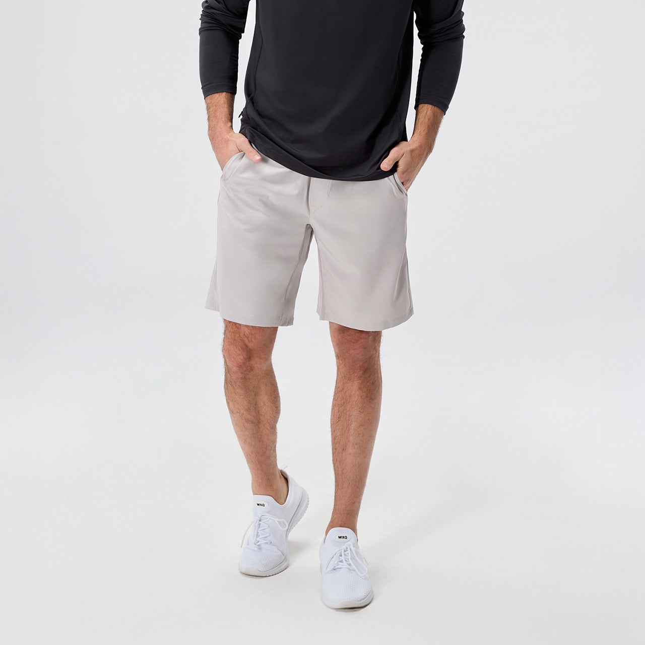 Stone Athletic Shorts for Tall Slim Men