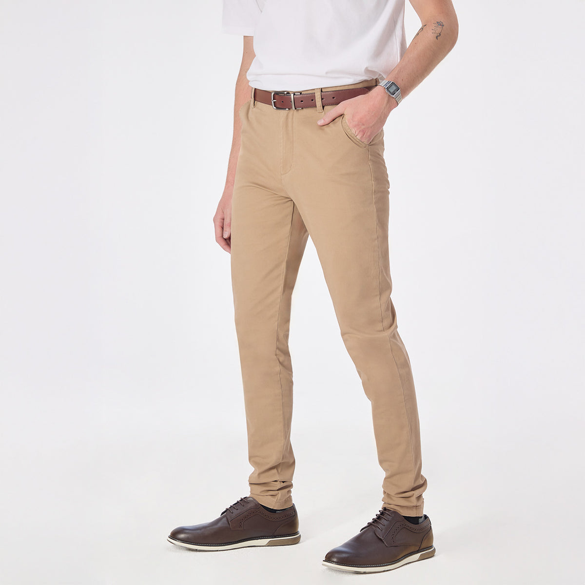 Tall Slim Men's Original Chino Slim Fit - Khaki - 32x38, Khaki