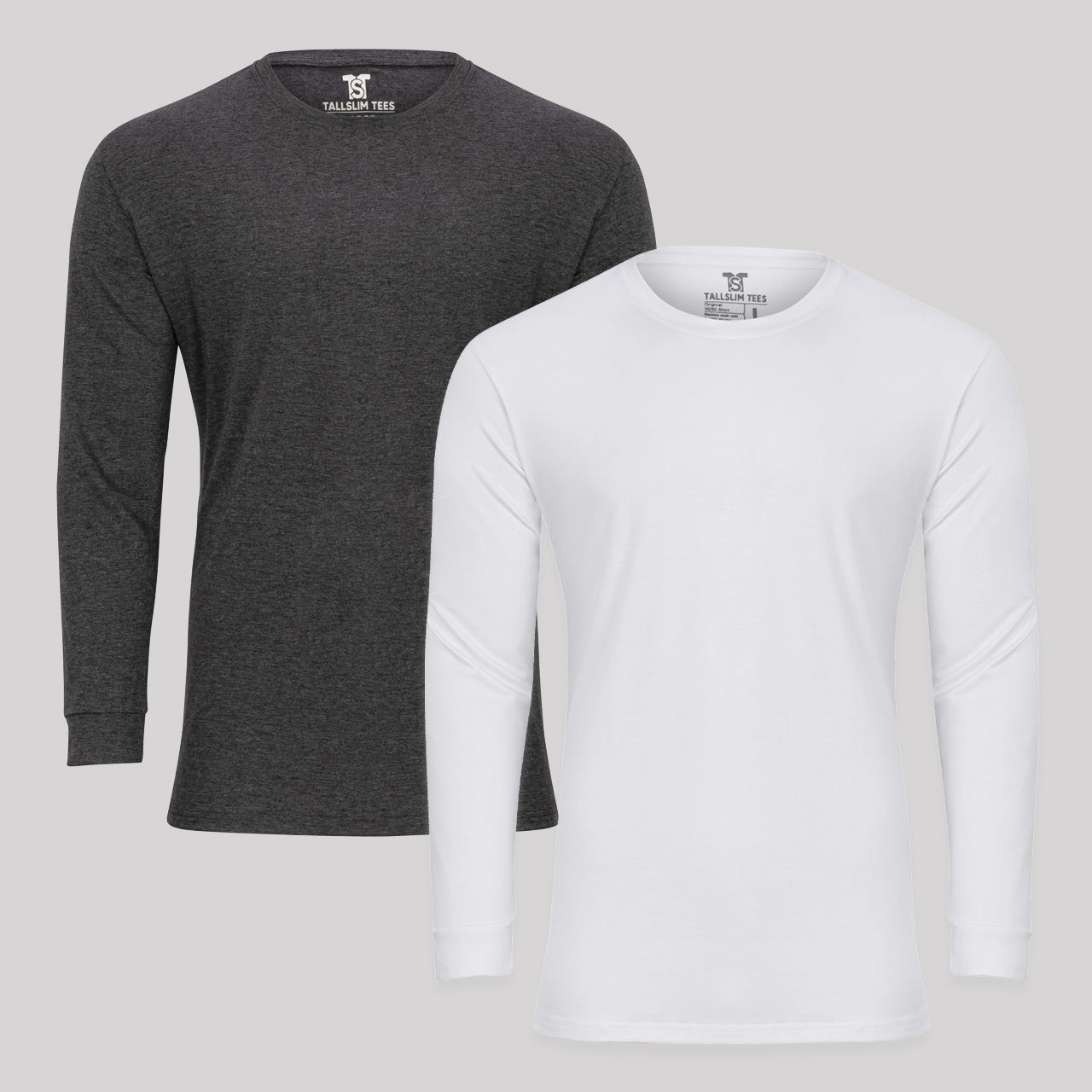 Gray and White Long Sleeve Bundle