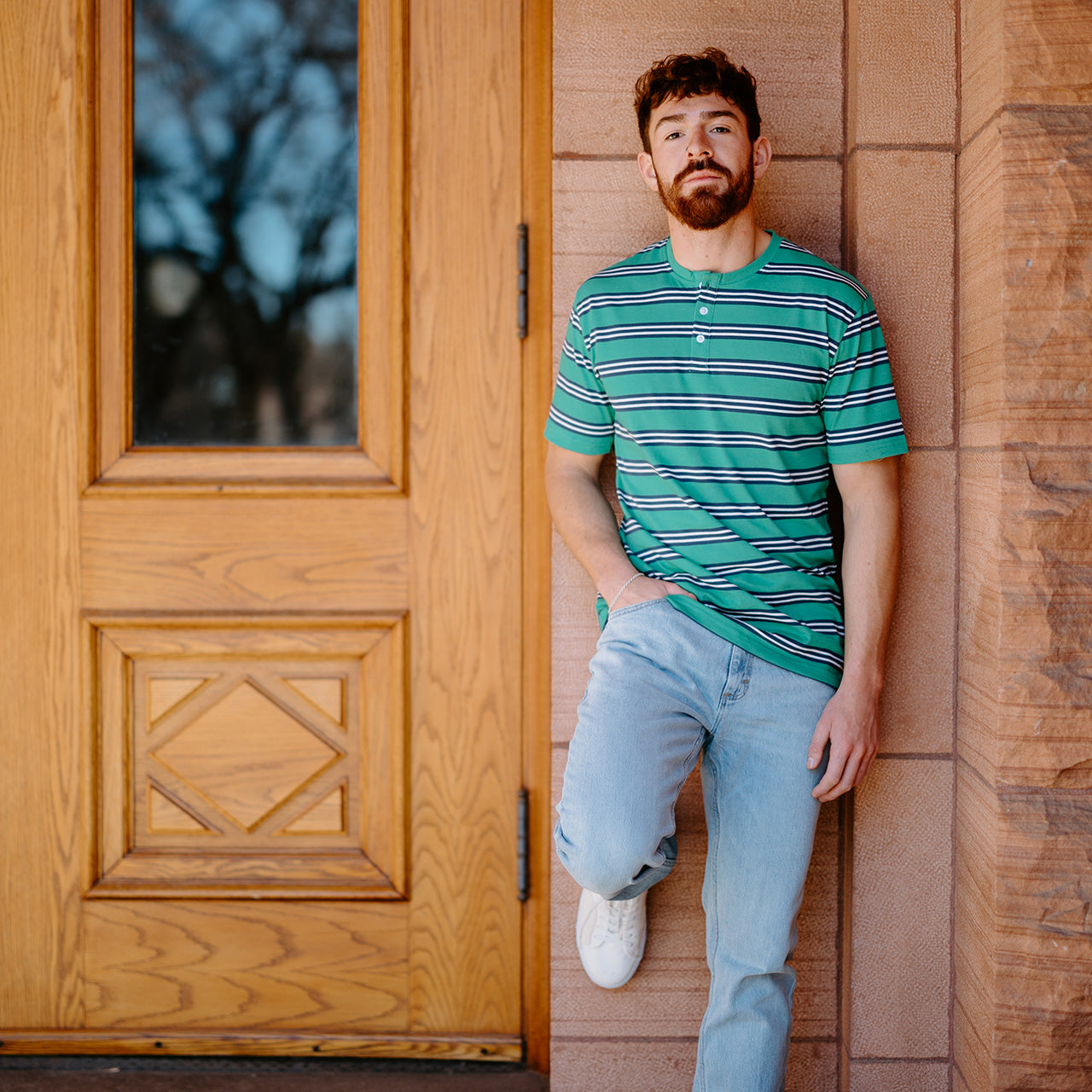 Novelty Dual Blend Henley