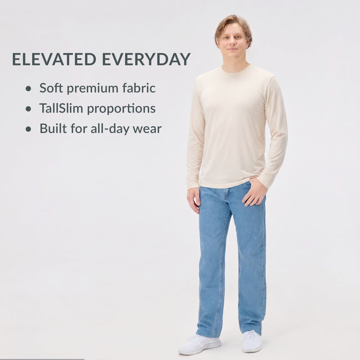 Long Sleeve Premium Blend Tee Shirt