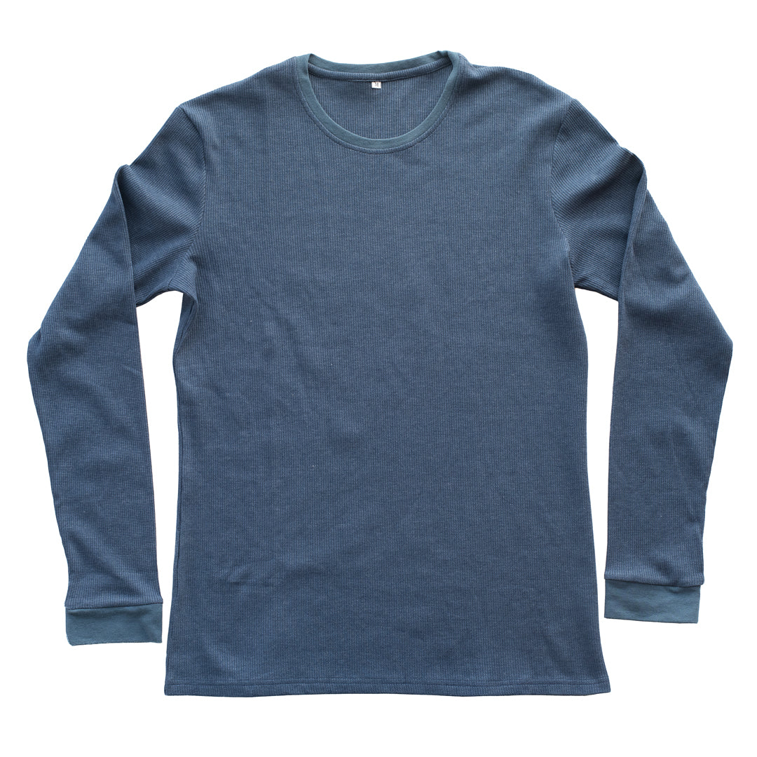 Waffle Thermal Long Sleeve Crew - Cuddl Duds